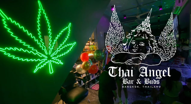 Thai Angel Bar & Buds (Sukhumvit 60) - Dispensary,Cannabis lounge, weed shop, 大麻專賣店 酒吧