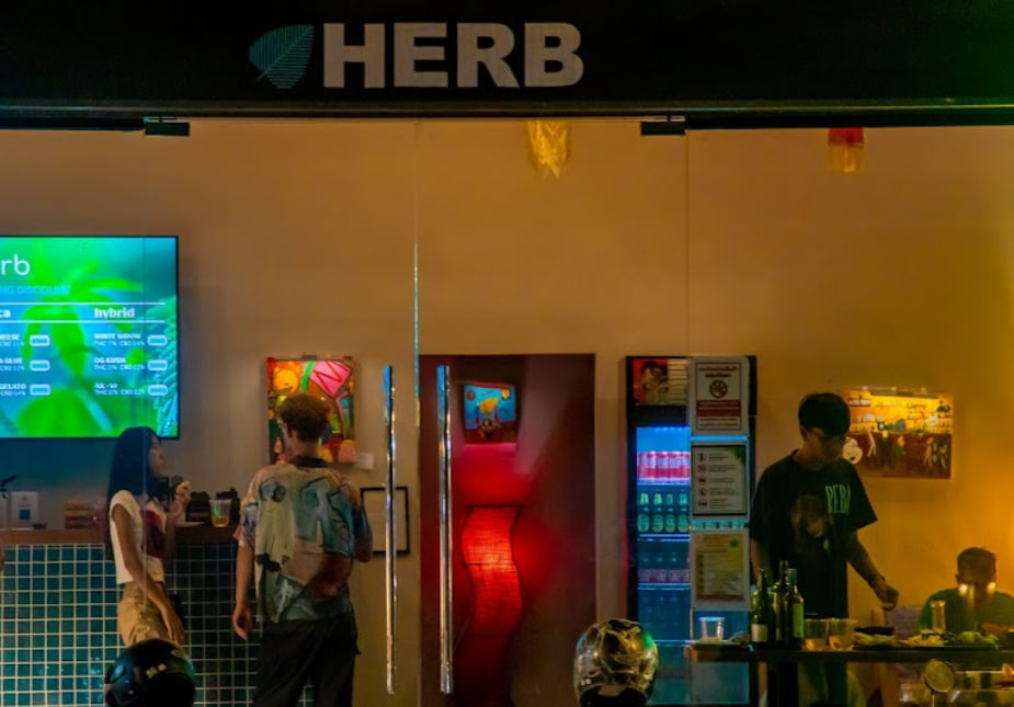 Herb, cannabis store in Koh Samu