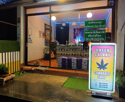 Green galaxy Cannabis Shop, Chiang Rai